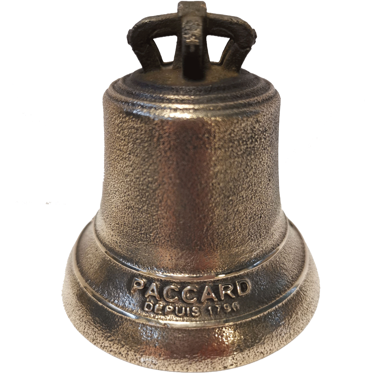 Cloche en bronze avec signature PACCARD