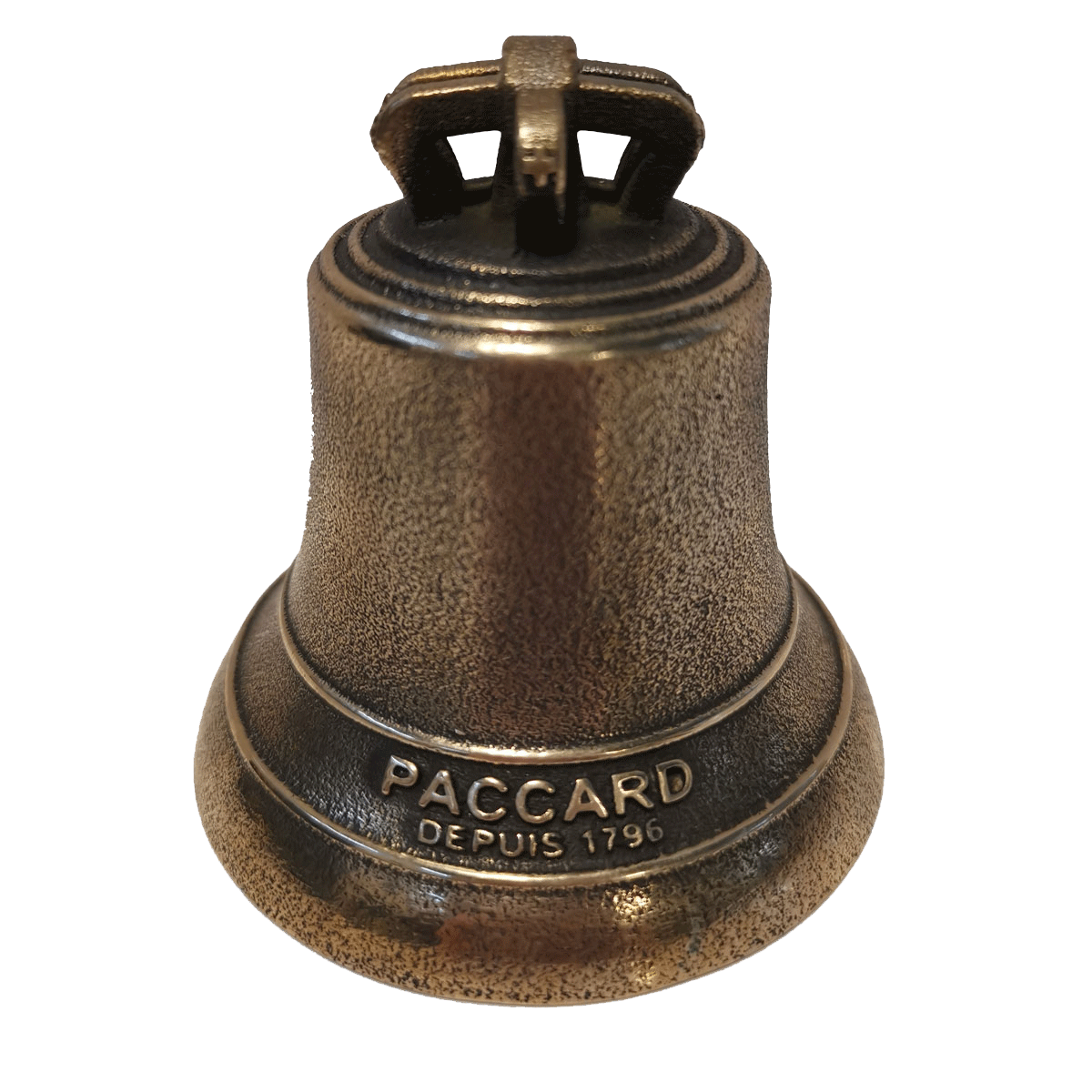 Cloche en bronze signée PACCARD Depuis 1796