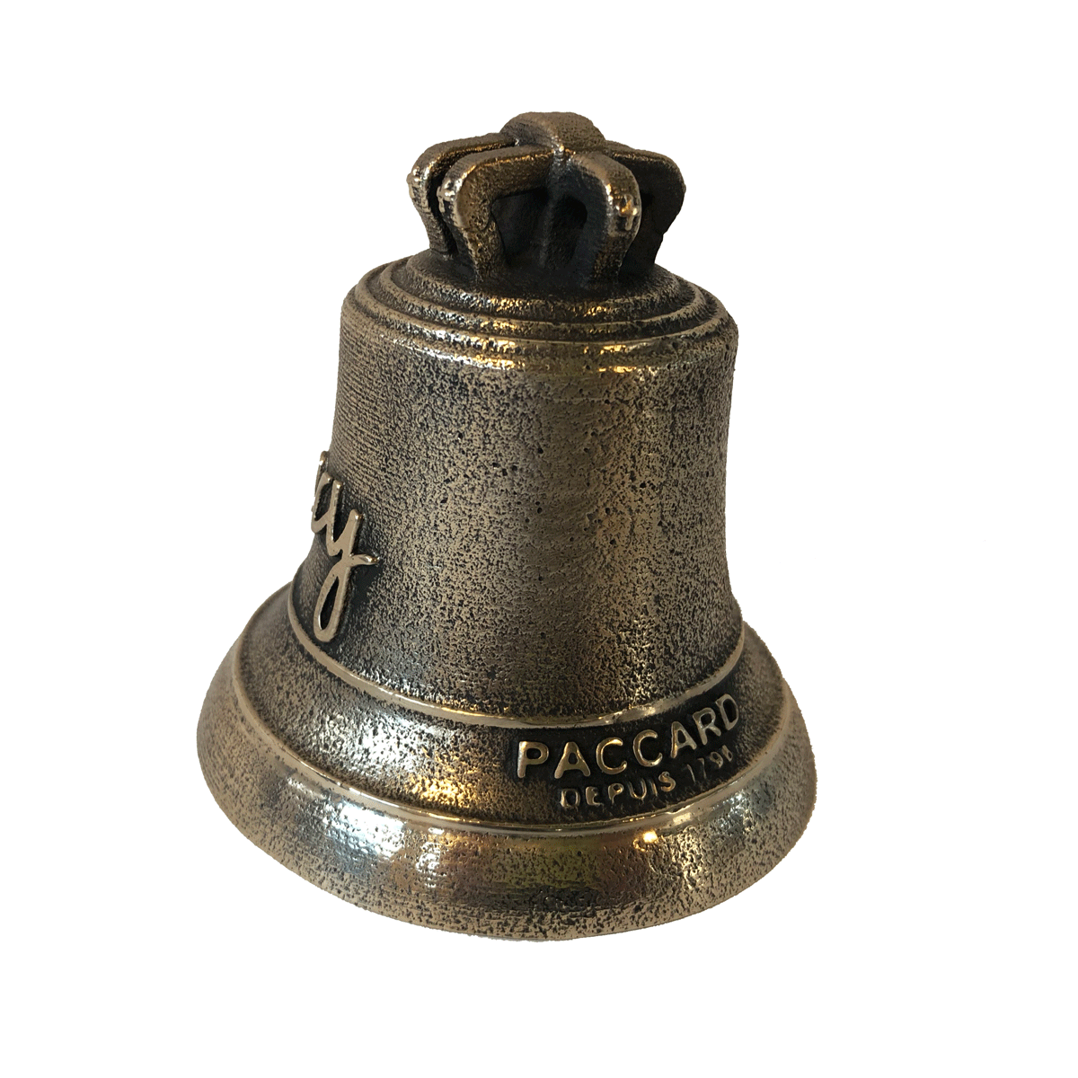 Cloche miniature en bronze, finition bronze ancien, personnalisation I Lake Annecy