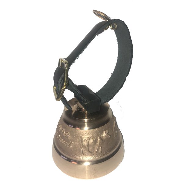 cloche à boucle en bronze avec collier
