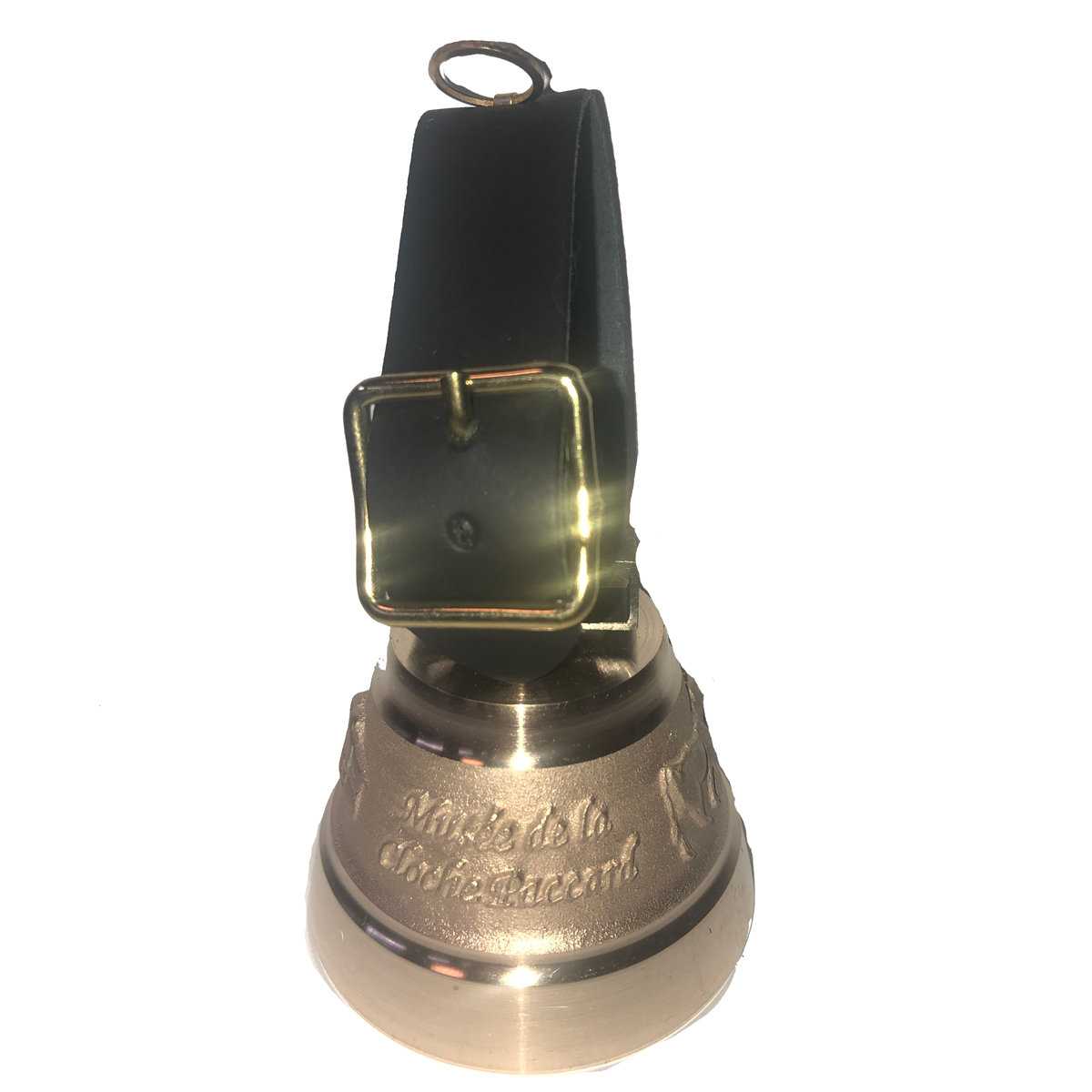 cloche à boucle en bronze avec collier